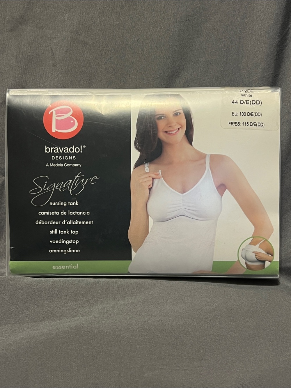 Bravado Signature Nursing Tank Top - White Size 44D/E (DD)